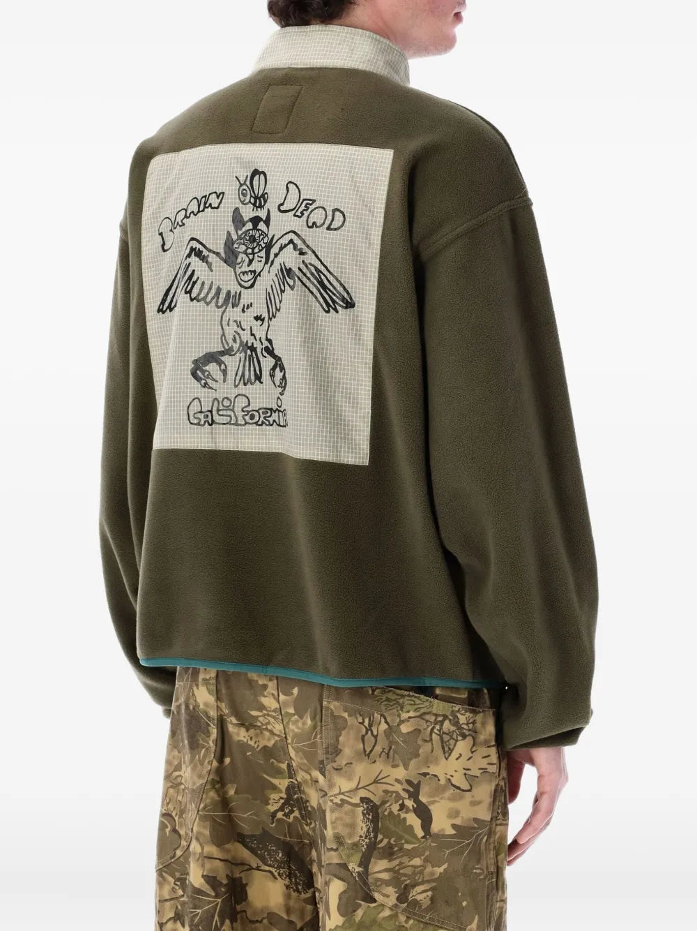 Brain Dead logo-print jacket
