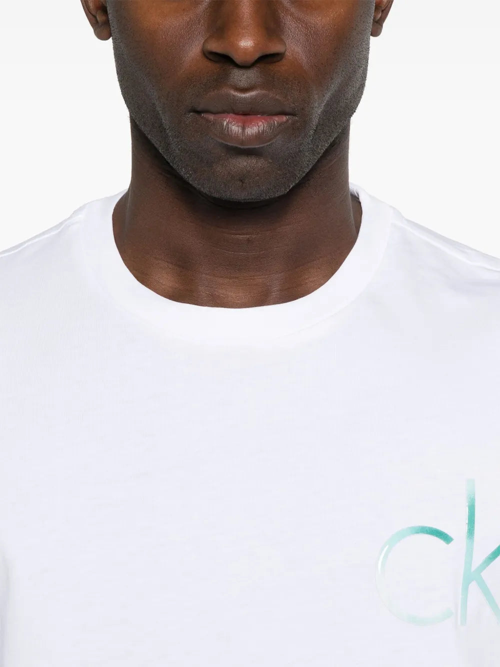 Calvin Klein chest-logo T-shirt