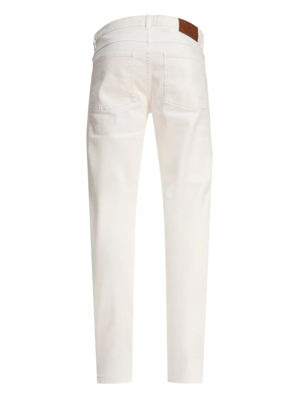 Brunello Cucinelli logo-patch trousers