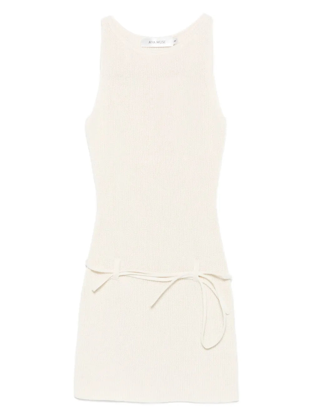 Aya Muse  Zeal belted ribbed mini dress