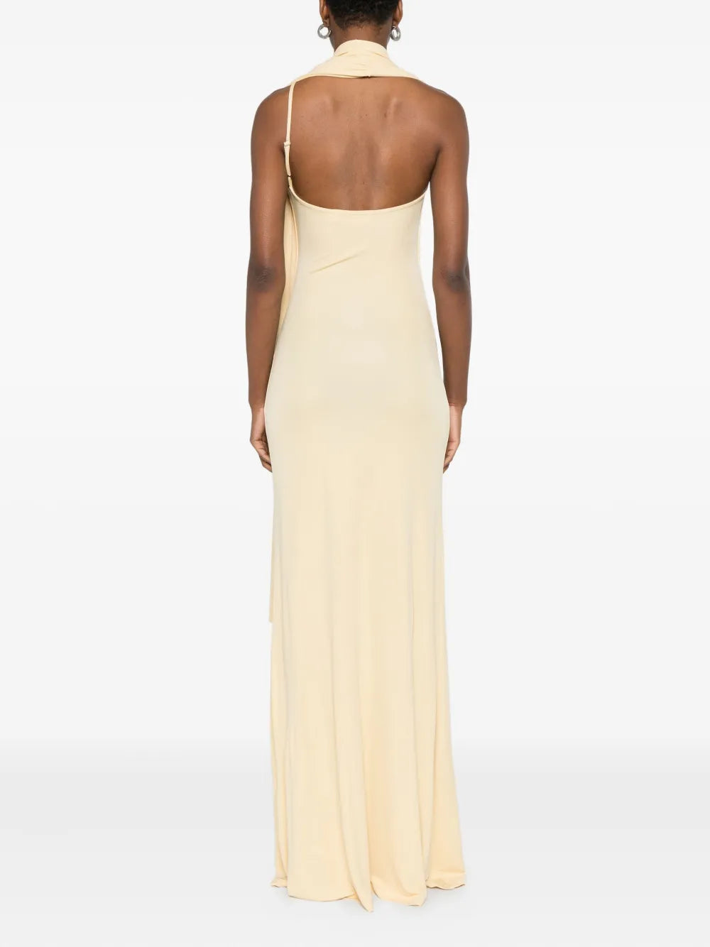 Aya Muse  Wisp halterneck draped maxi dress
