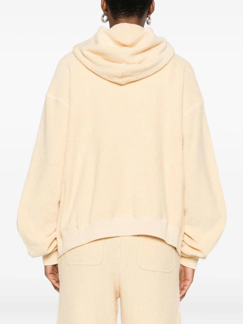 Aya Muse  zip-up cotton hoodie