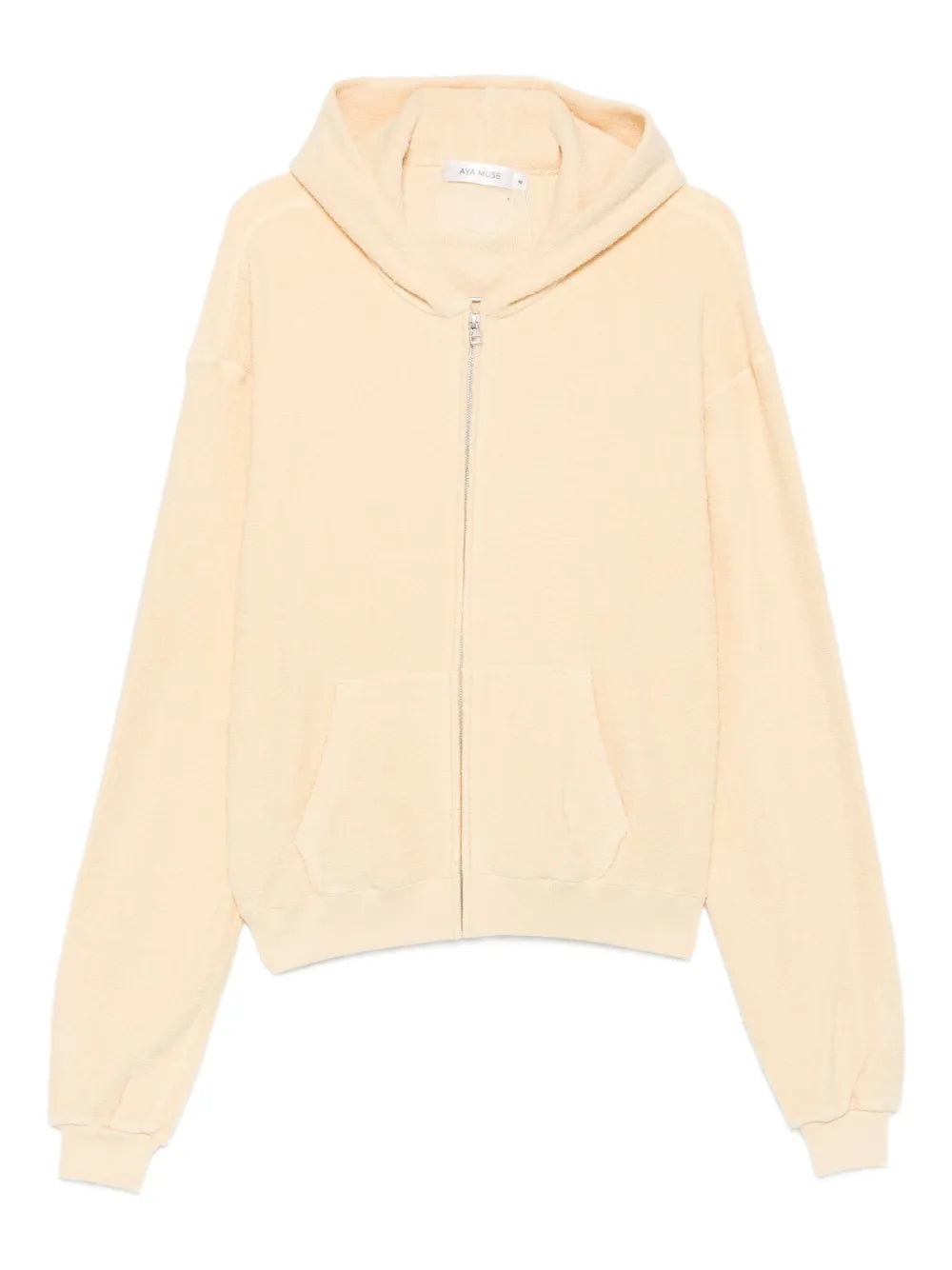 Aya Muse  zip-up cotton hoodie