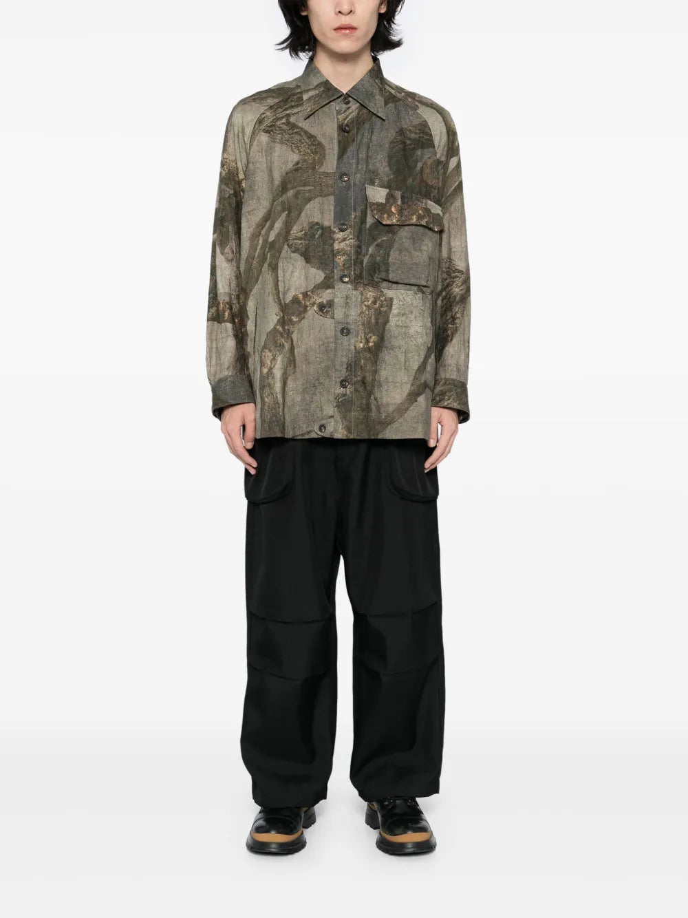 Ziggy Chen graphic-print jacket