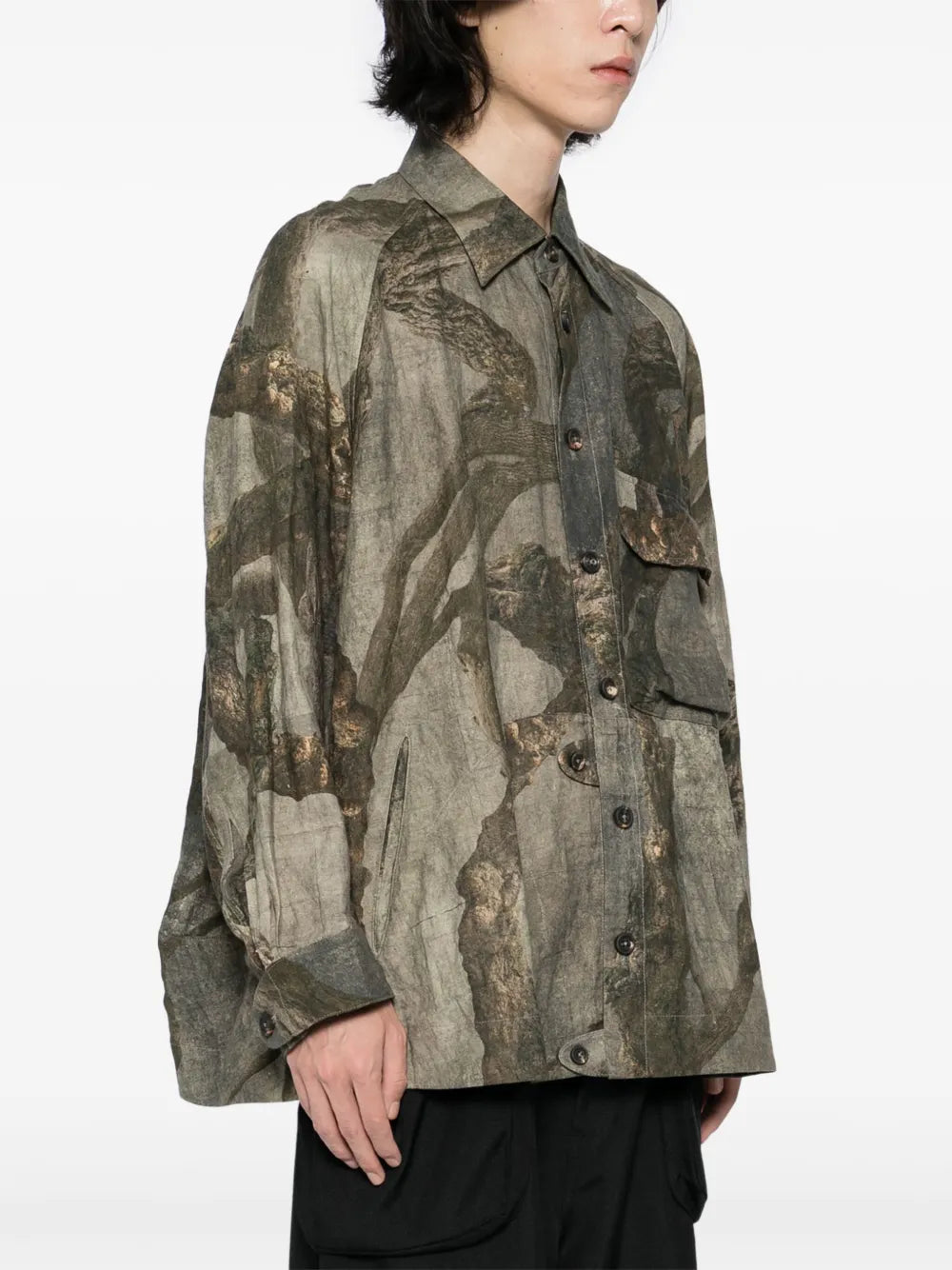 Ziggy Chen graphic-print jacket