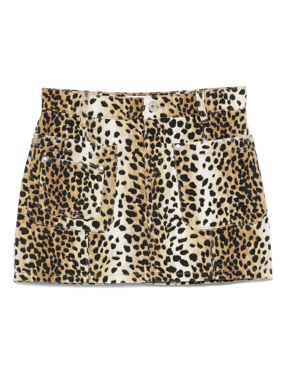 Blumarine  cheetah-print mini skirt