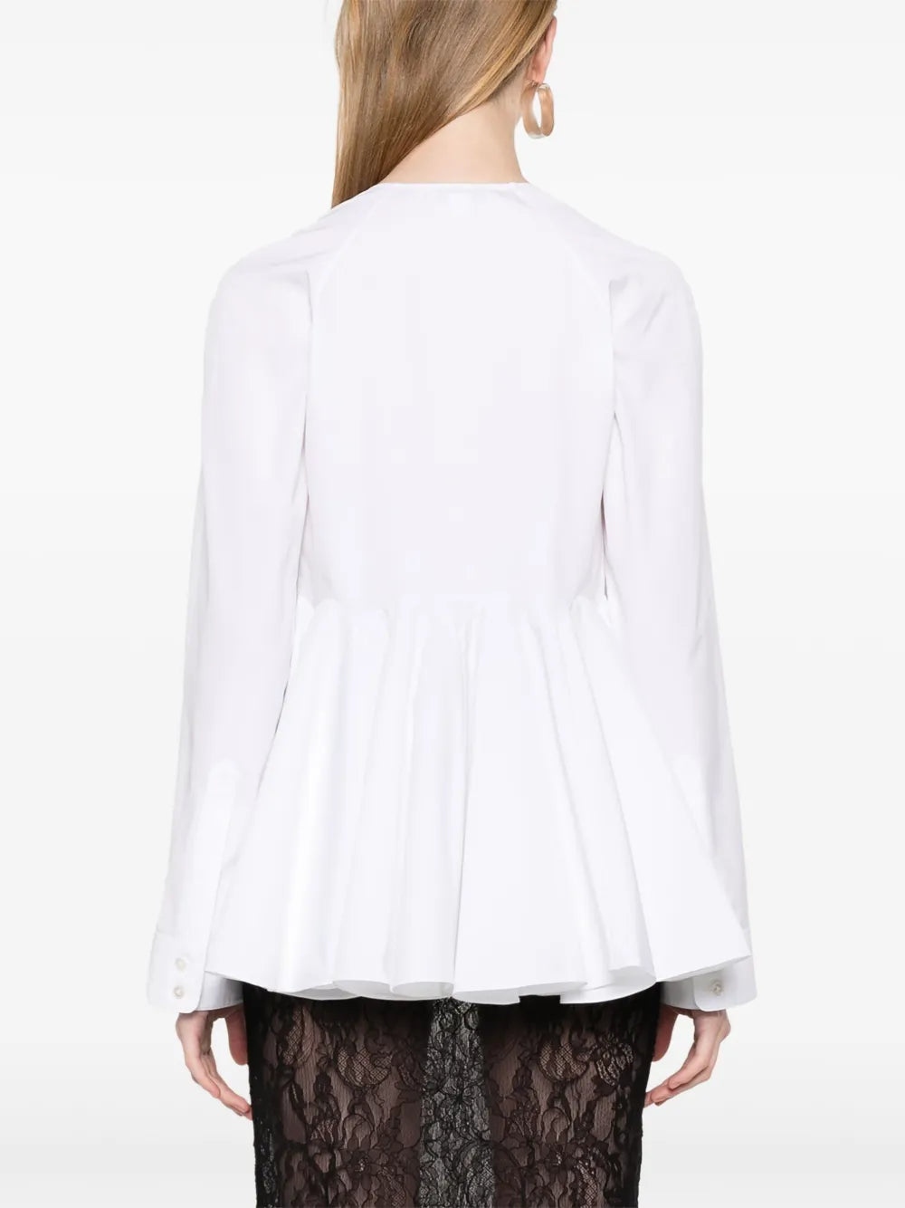 Alaïa  flare shirt