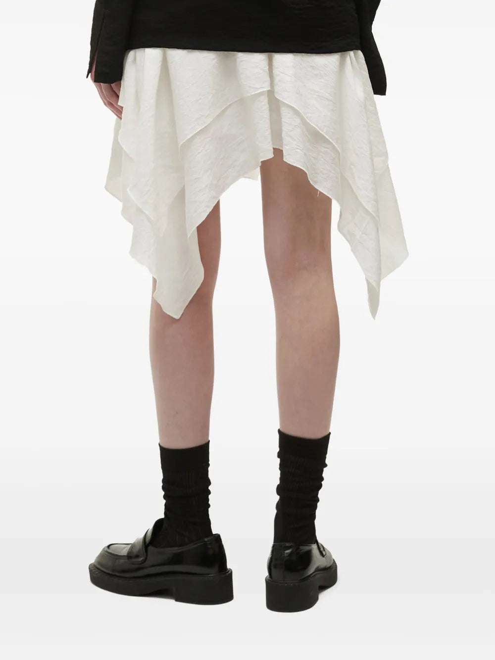 b+ab  asymmetric tiered skirt