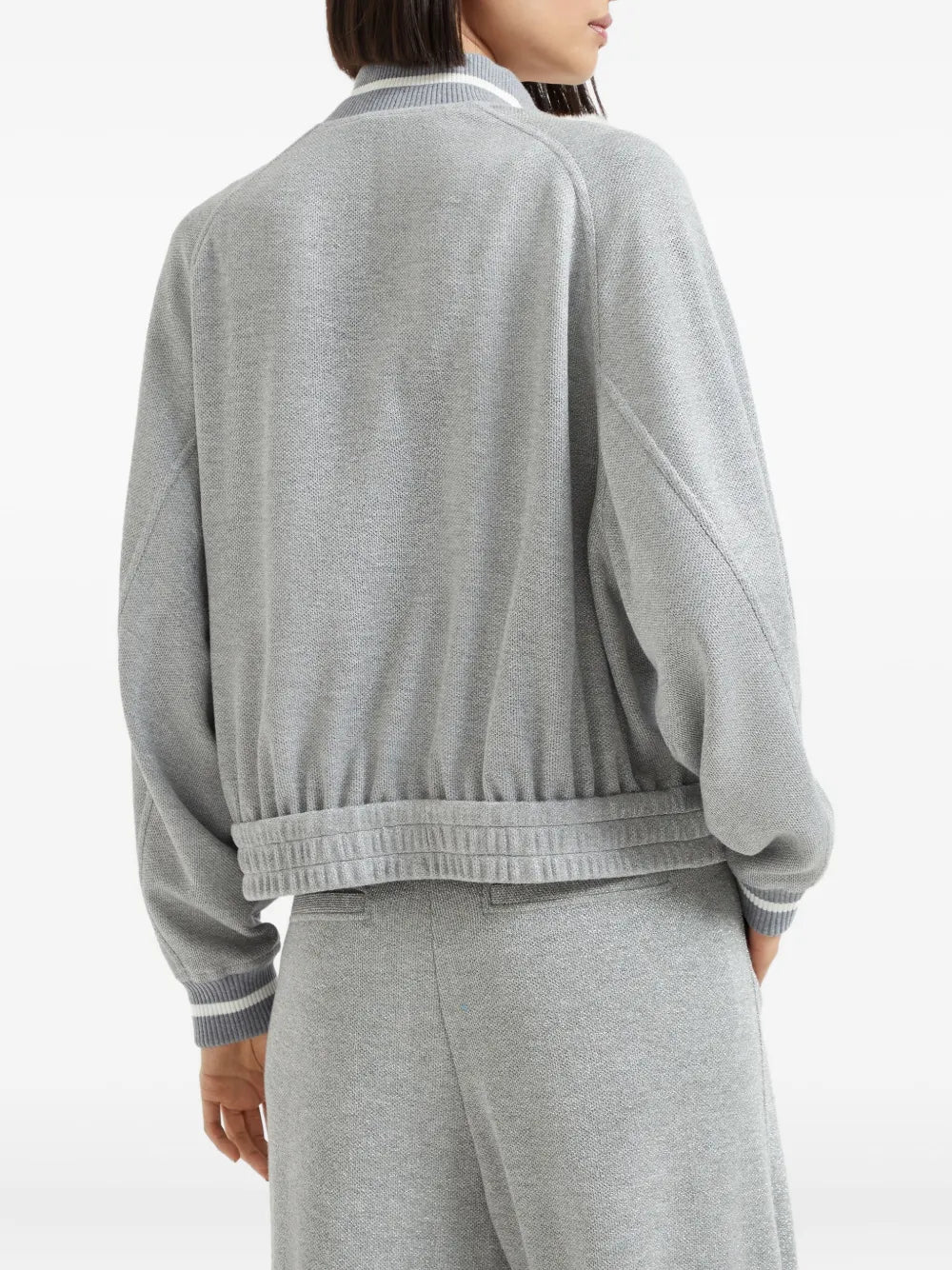 Brunello Cucinelli  cotton-blend bomber jacket