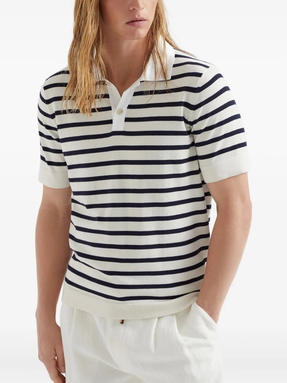 Brunello Cucinelli  cotton polo shirt