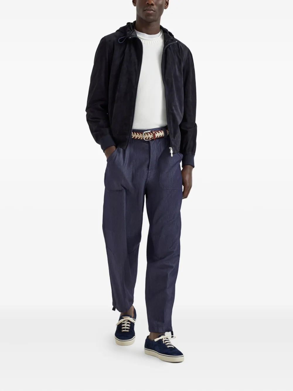 Brunello Cucinelli  zip-up hooded sweatshirt