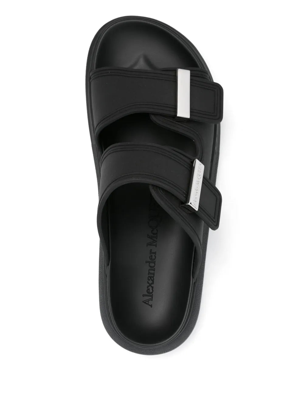Alexander McQueen logo-engraved sandals