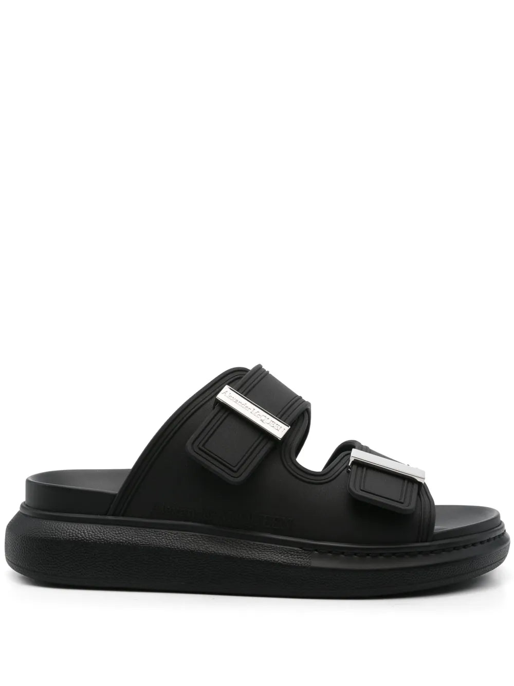 Alexander McQueen  logo-engraved sandals