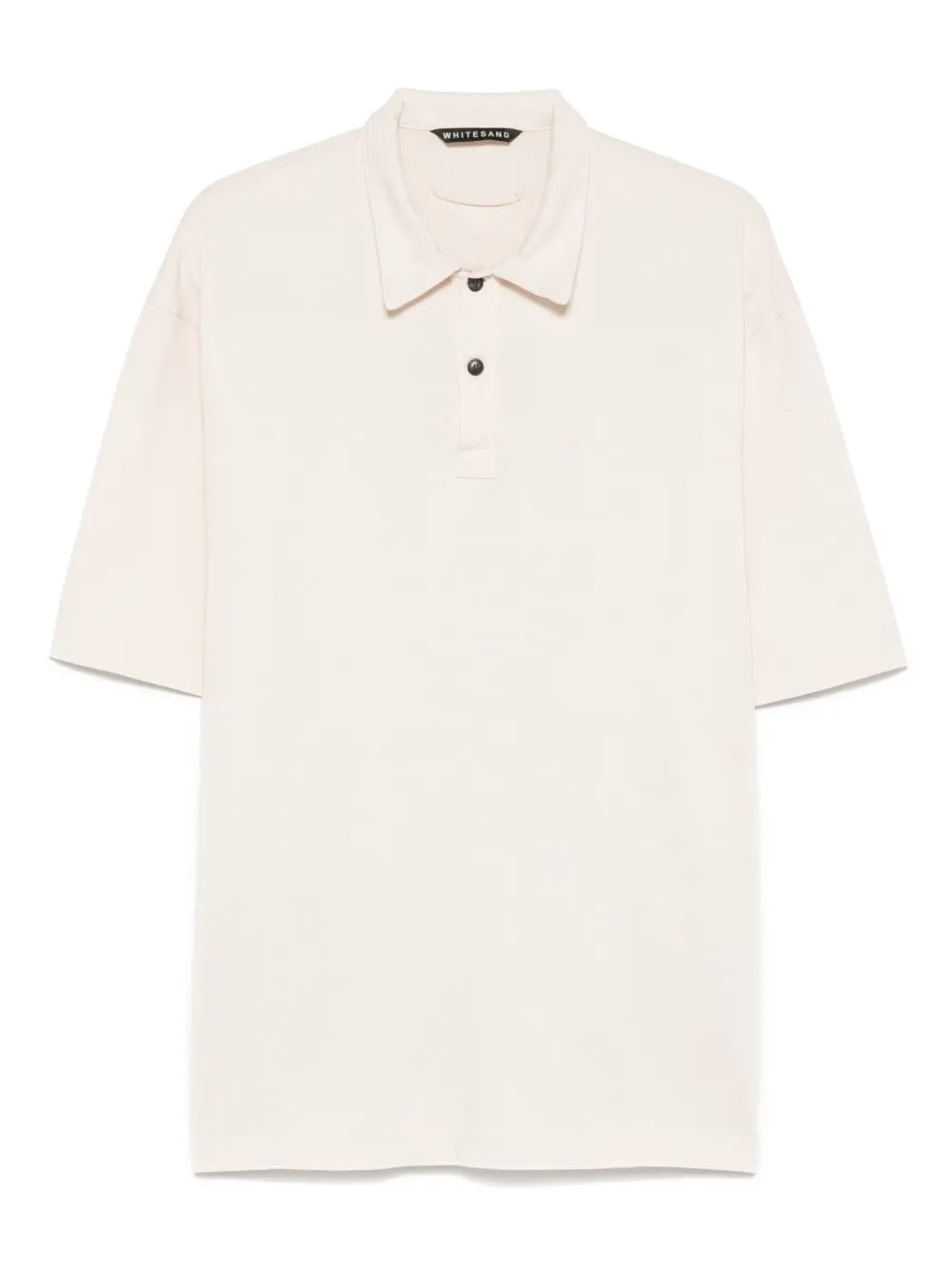 White Sand  cotton polo shirt