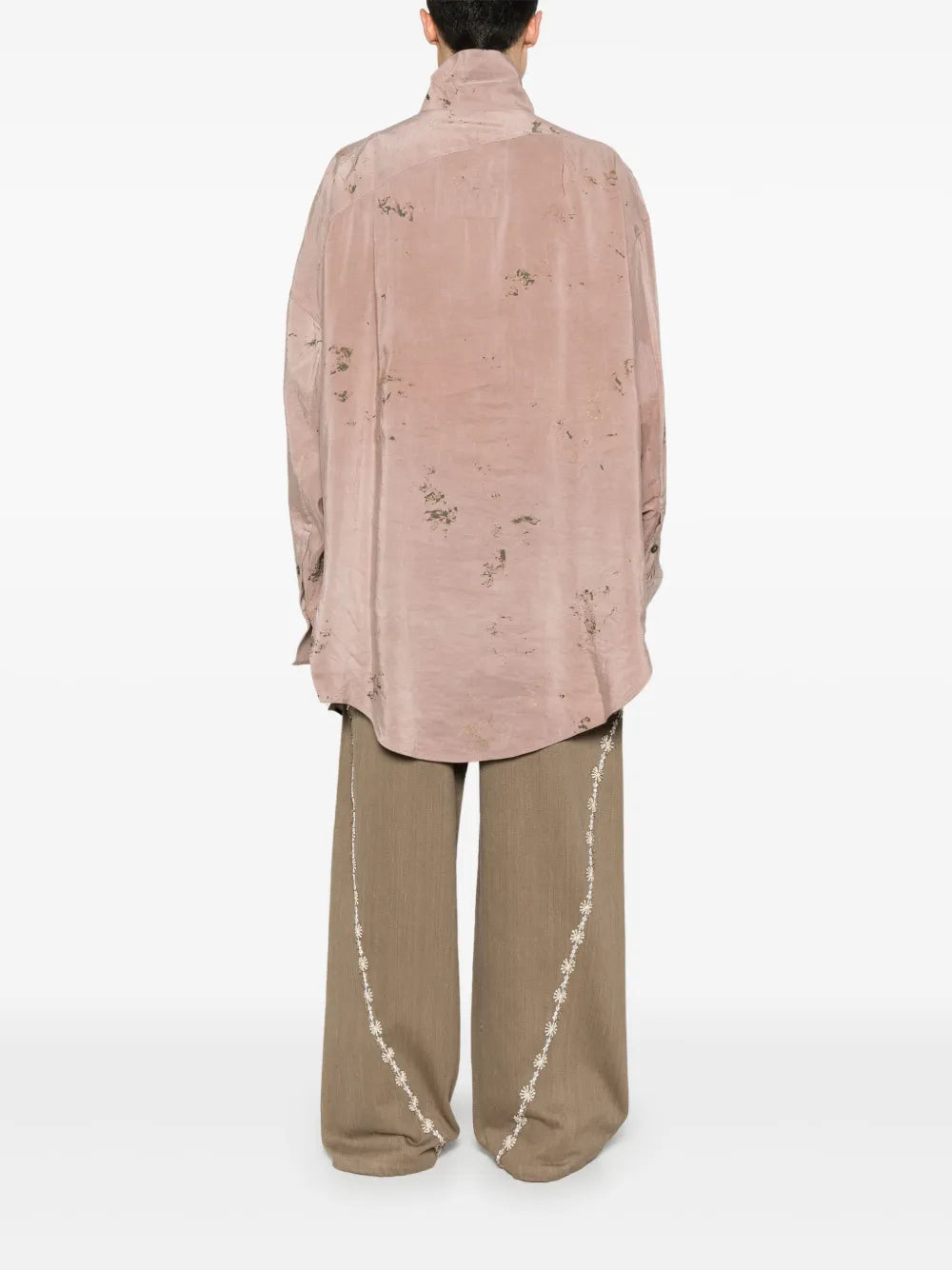 Ziggy Chen paint-splatter shirt