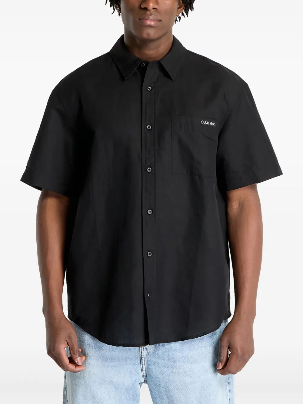 Calvin Klein  short-sleeved button-up shirt