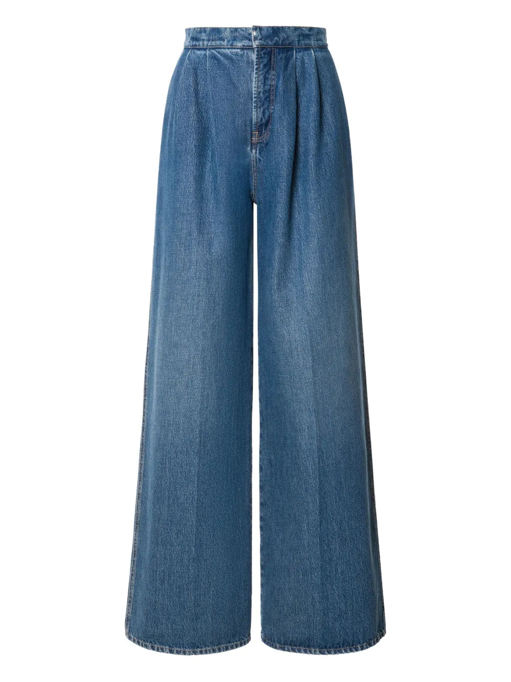 Alberta Ferretti  pleated wide-leg jeans