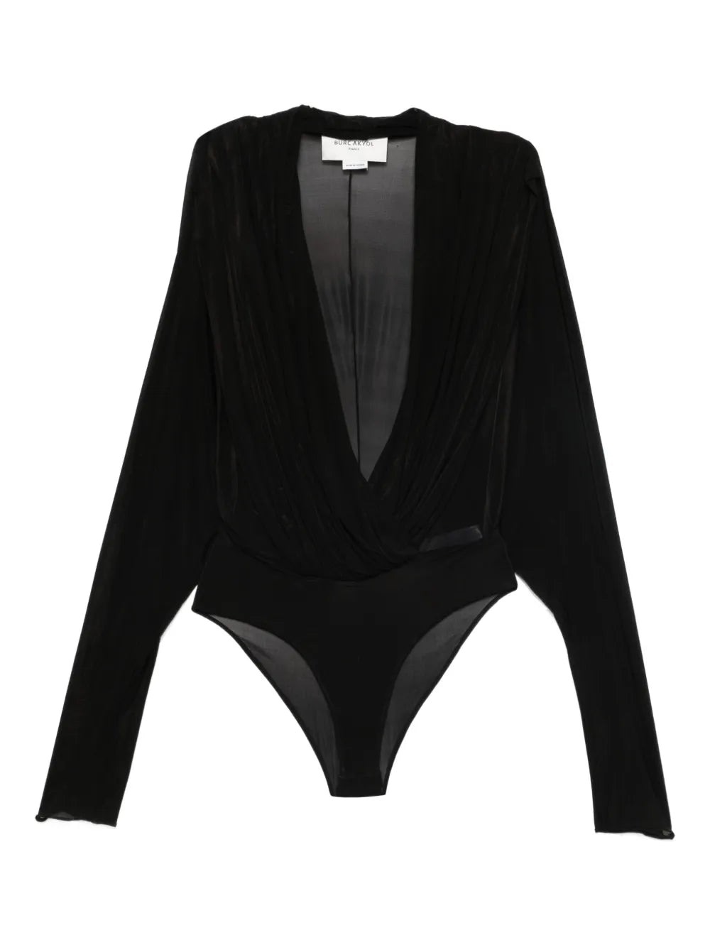 Burc Akyol  draped jersey bodysuit