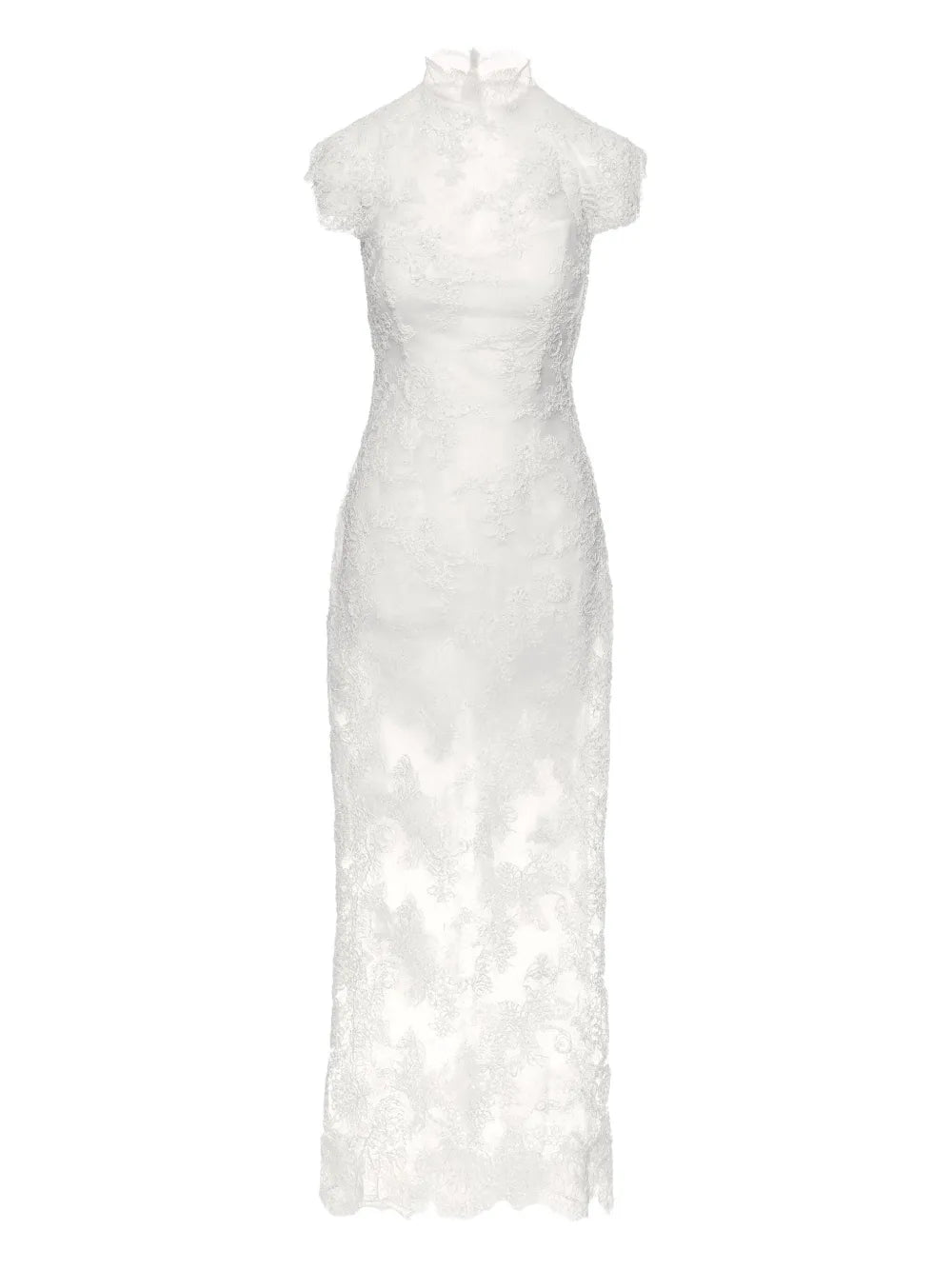 Ana Radu  lace high-neck dress