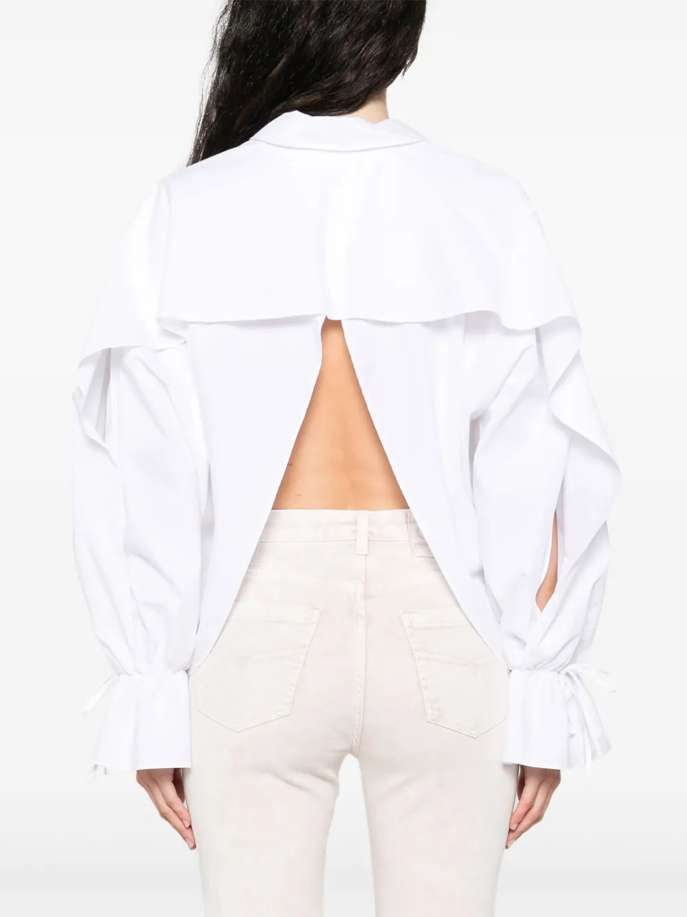 Blumarine  polo-collar poplin shirt