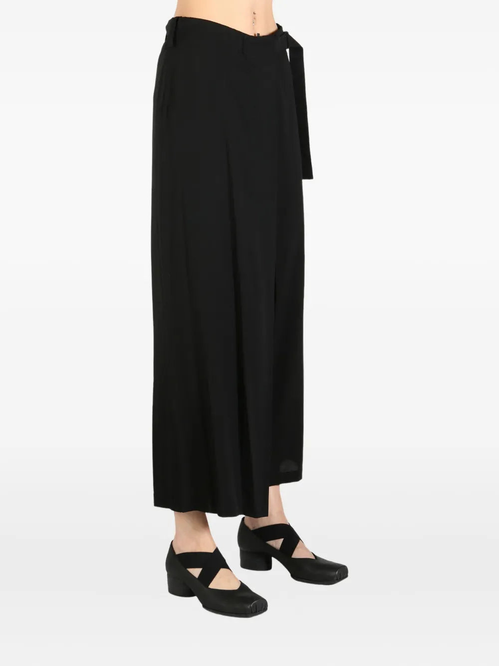Yohji Yamamoto  wrap-design trousers