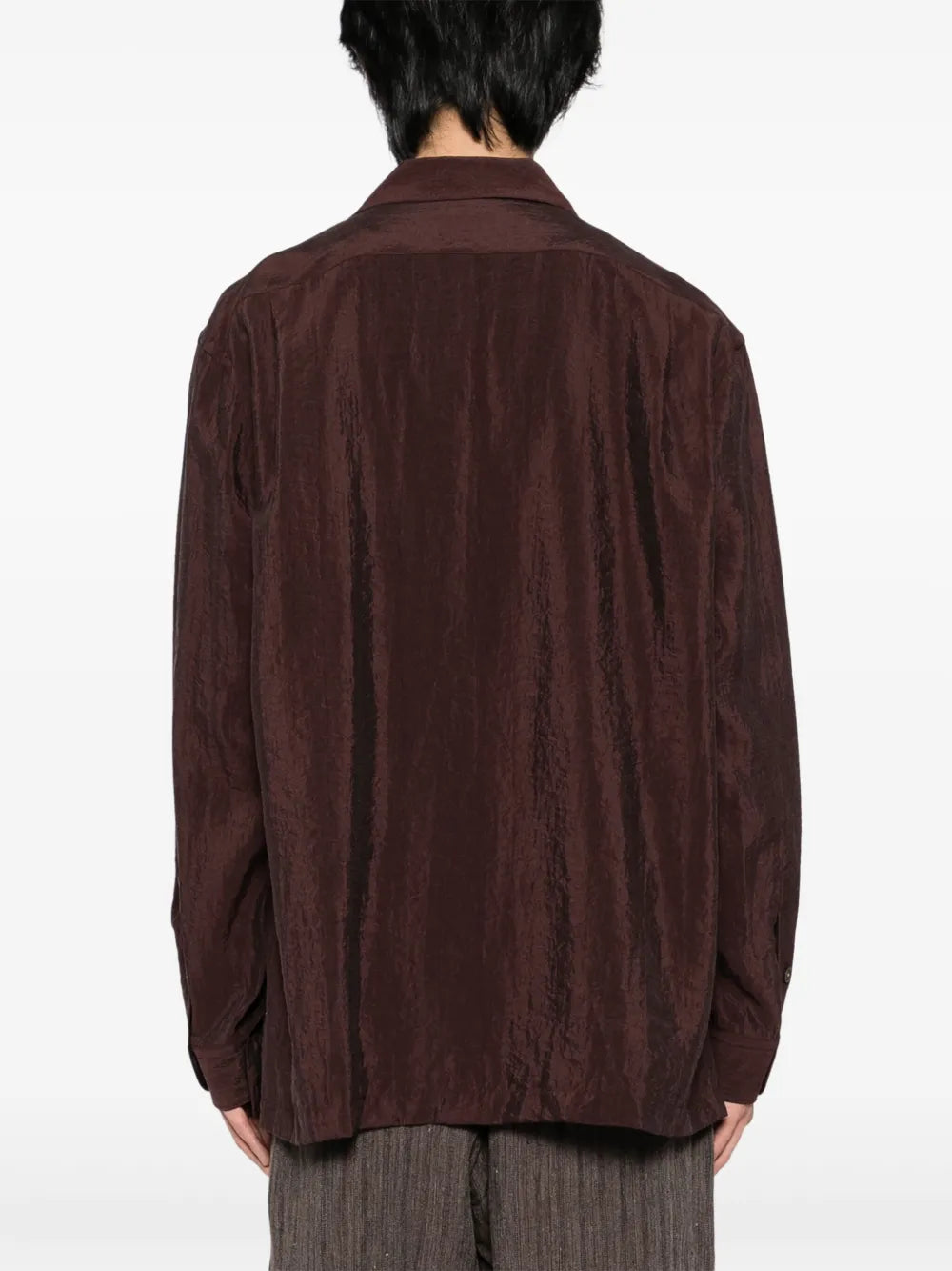 CALMLENCE  classic open-collar shirt