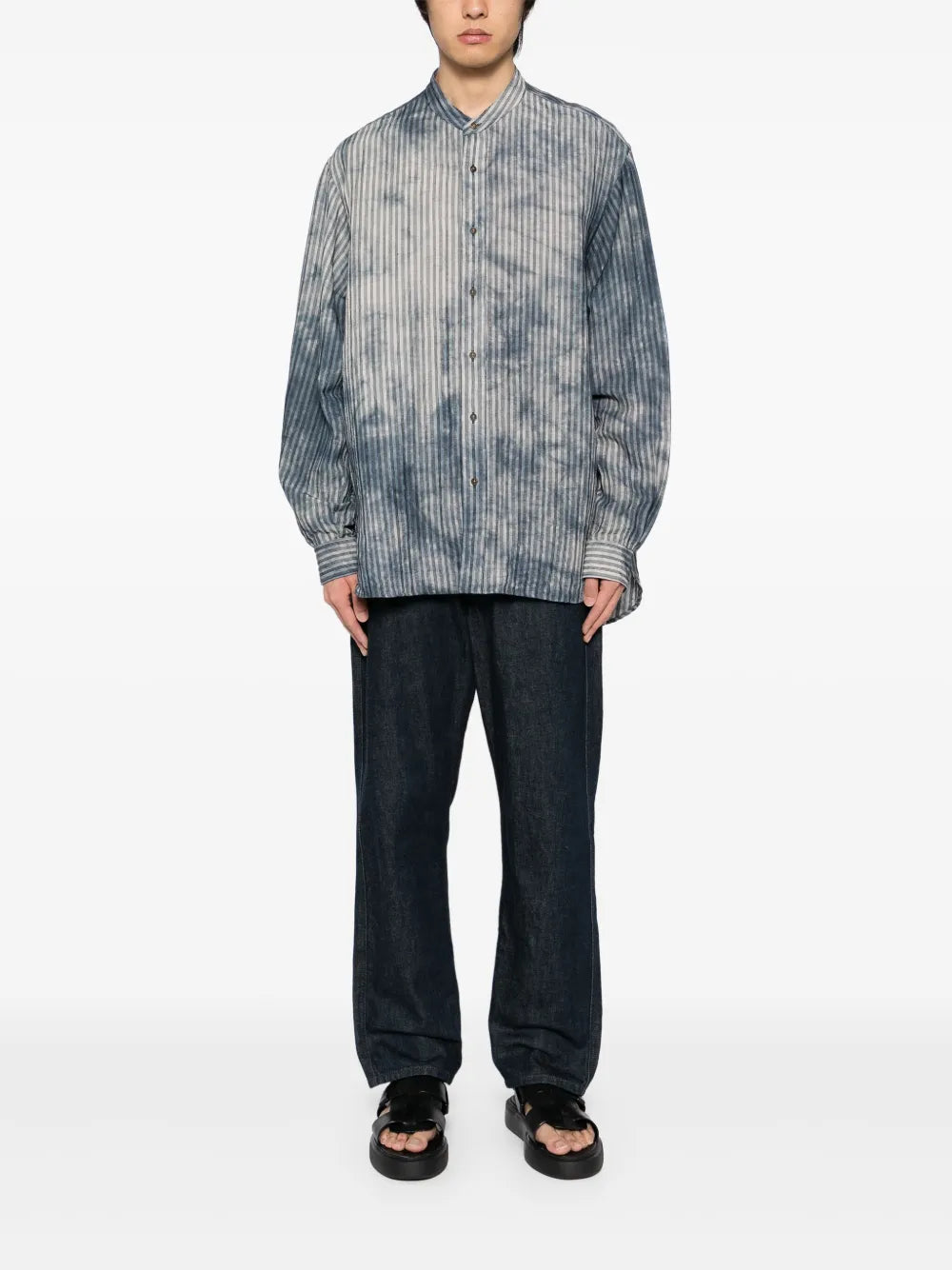 CALMLENCE striped shirt