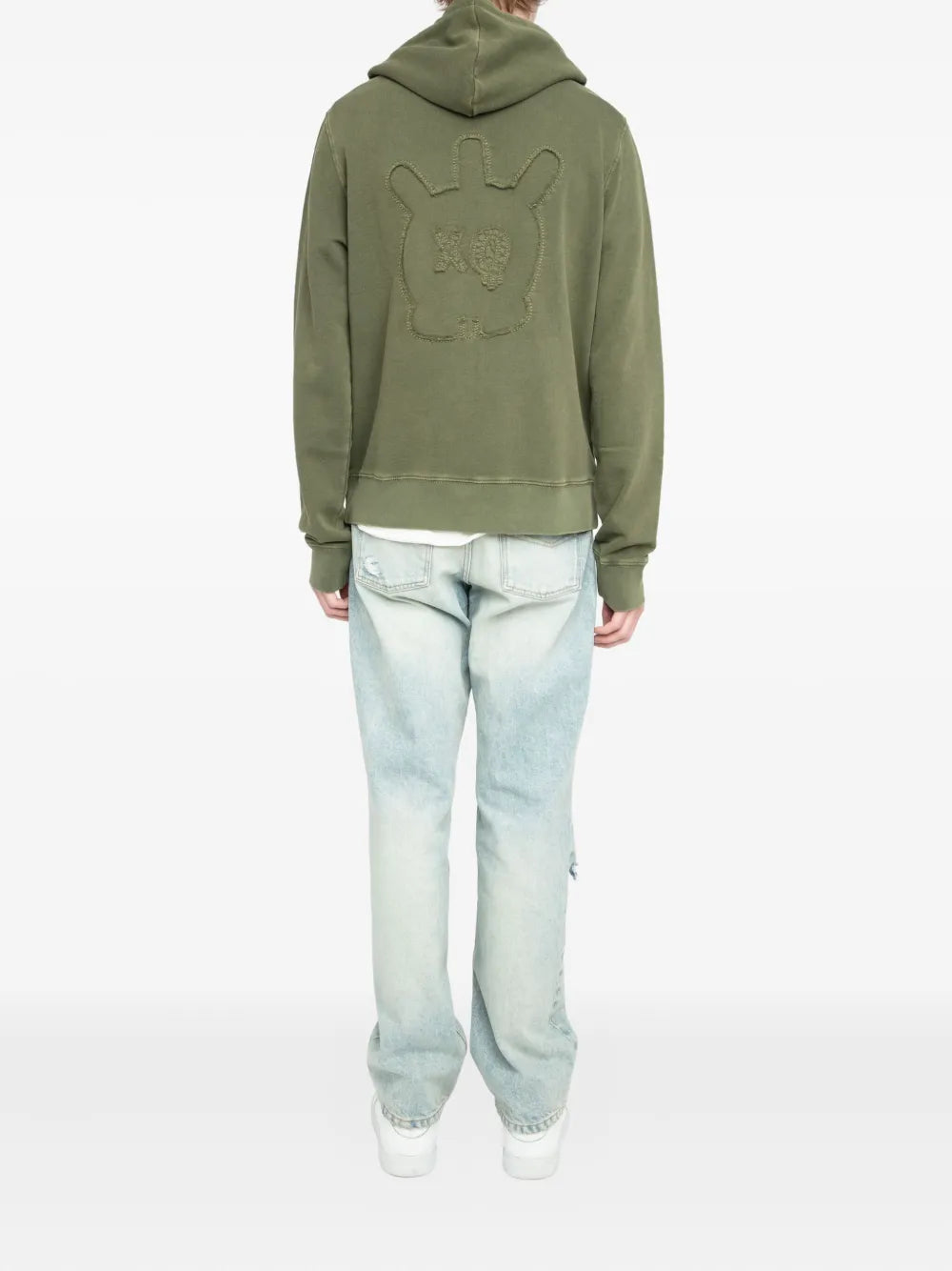 Zadig&Voltaire  Alex Skull XO Used hoodiezip-up hoodie