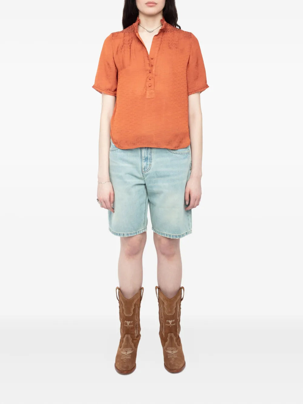Zadig&Voltaire Topher satin blouse