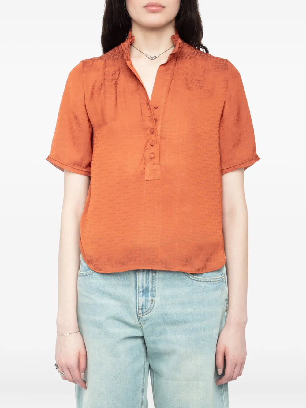 Zadig&Voltaire Topher satin blouse
