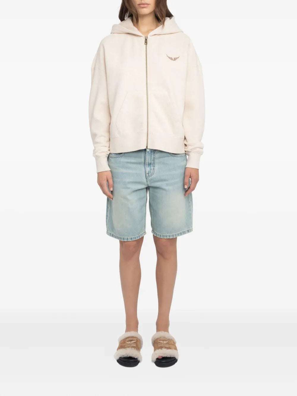 Zadig&Voltaire zip-front hoodie