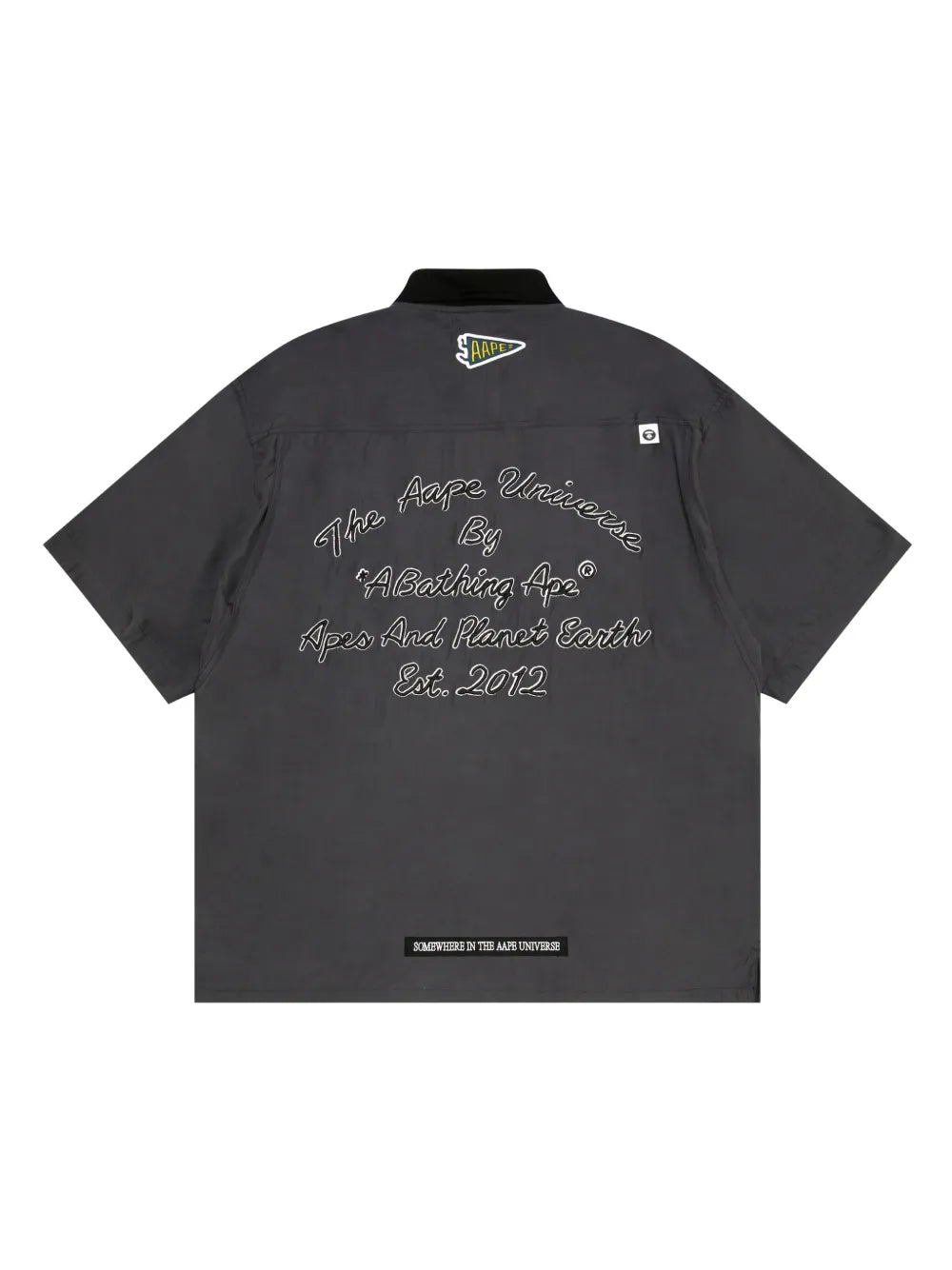 AAPE BY *A BATHING APE®  logo-appliqué short-sleeve shirt