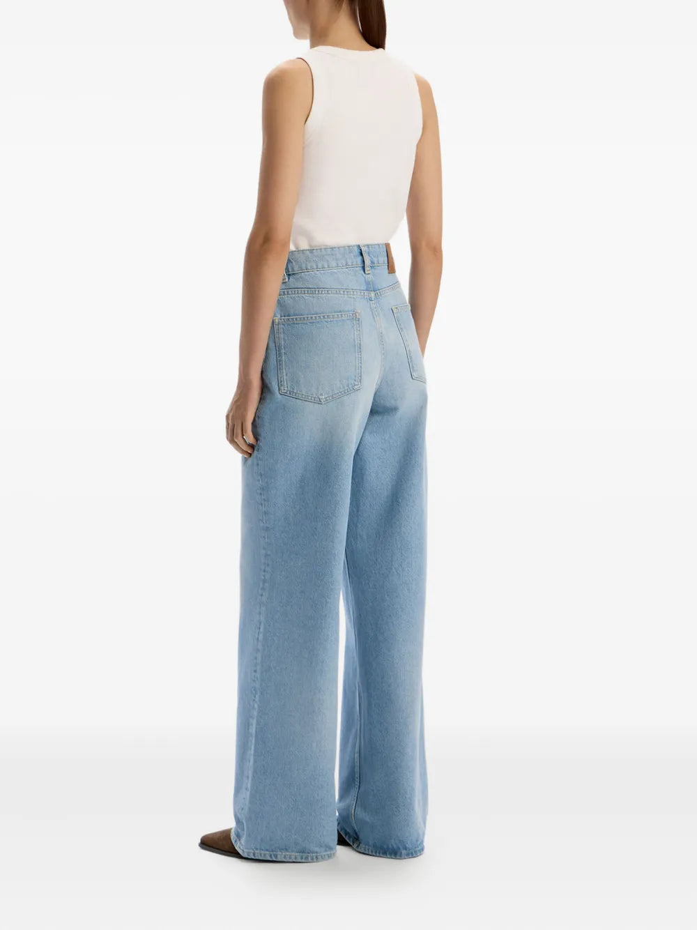 12 STOREEZ  415 wide-leg jeans