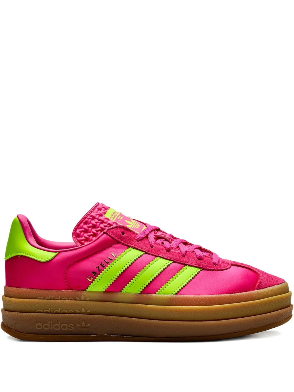 adidas  Gazelle Bold "Slime/Fuchsia" sneakers