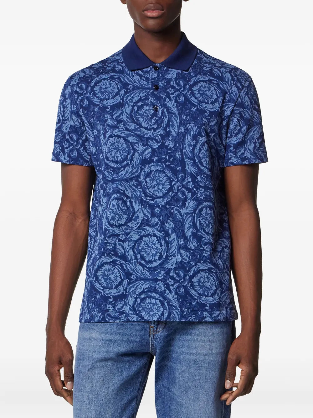 Versace Barocco polo shirt