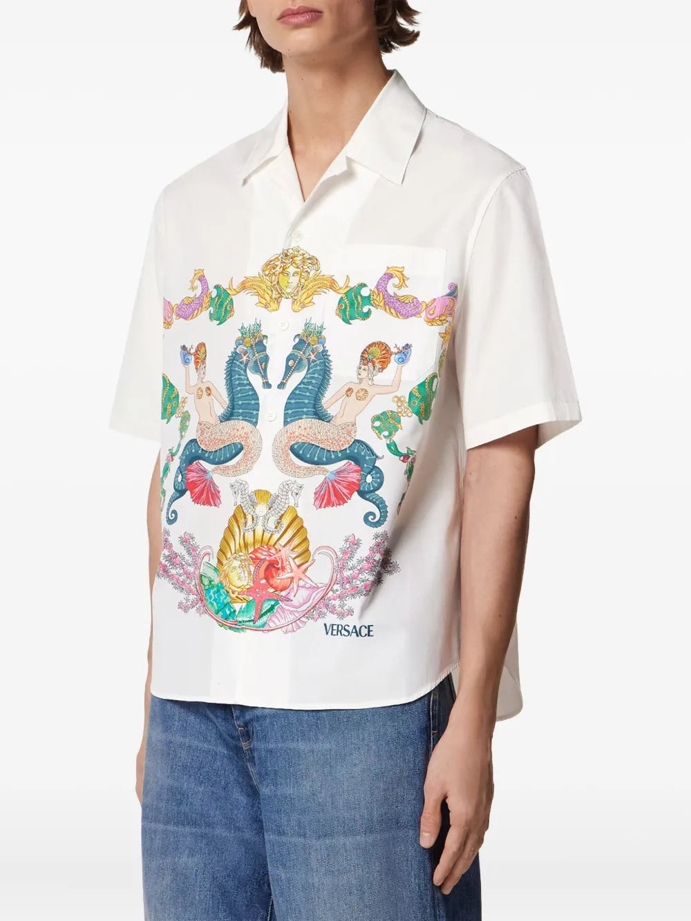 Versace Coral Theatre shirt