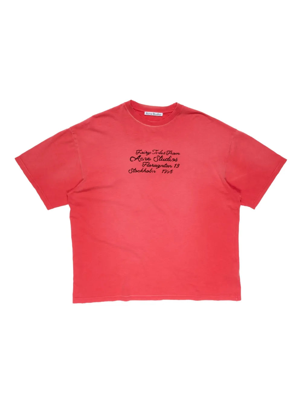Acne Studios  lettering-detail cotton T-shirt