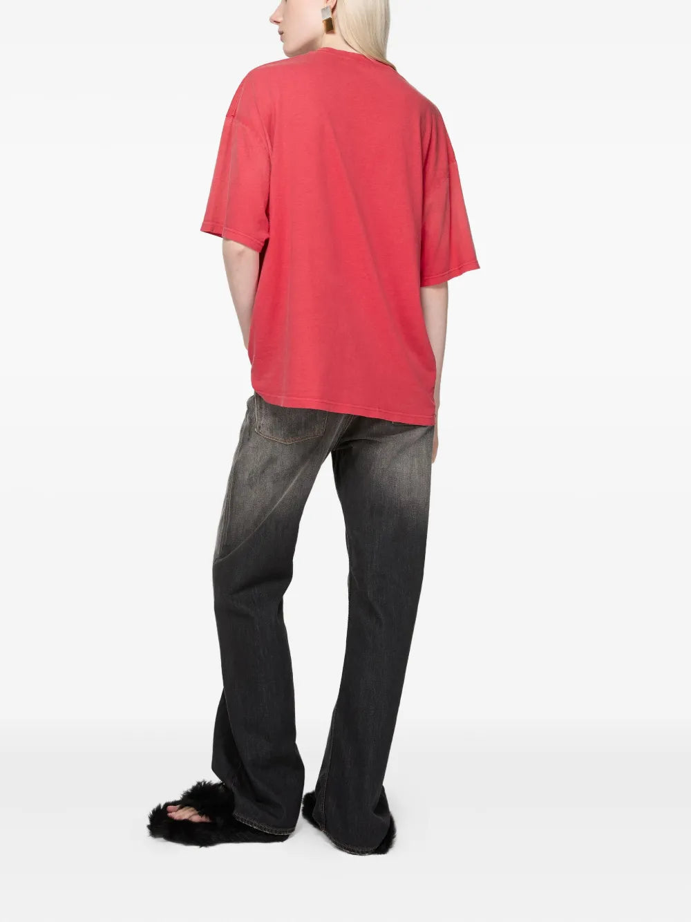 Acne Studios  lettering-detail cotton T-shirt