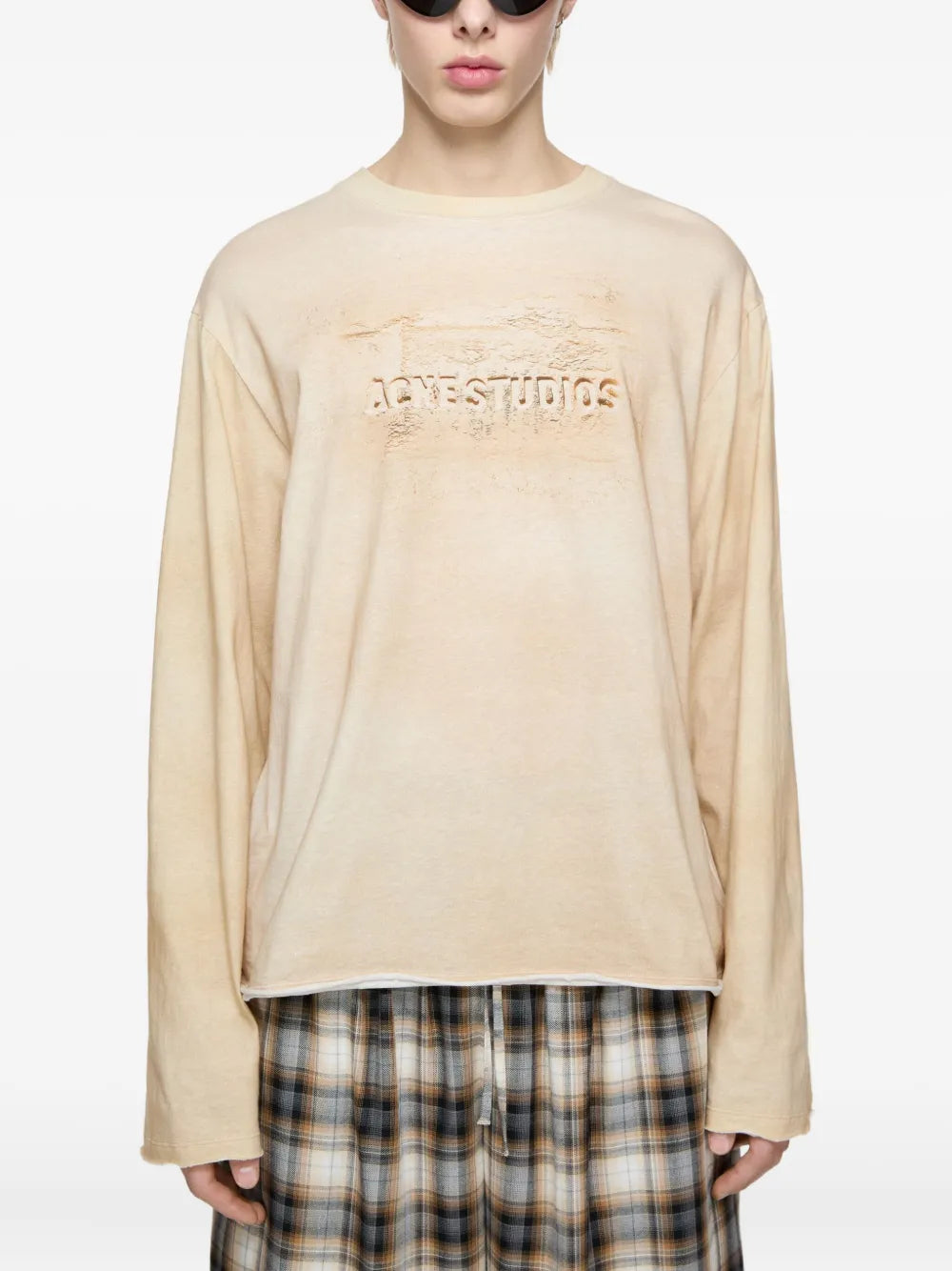 Acne Studios long-sleeve logo T-shirt