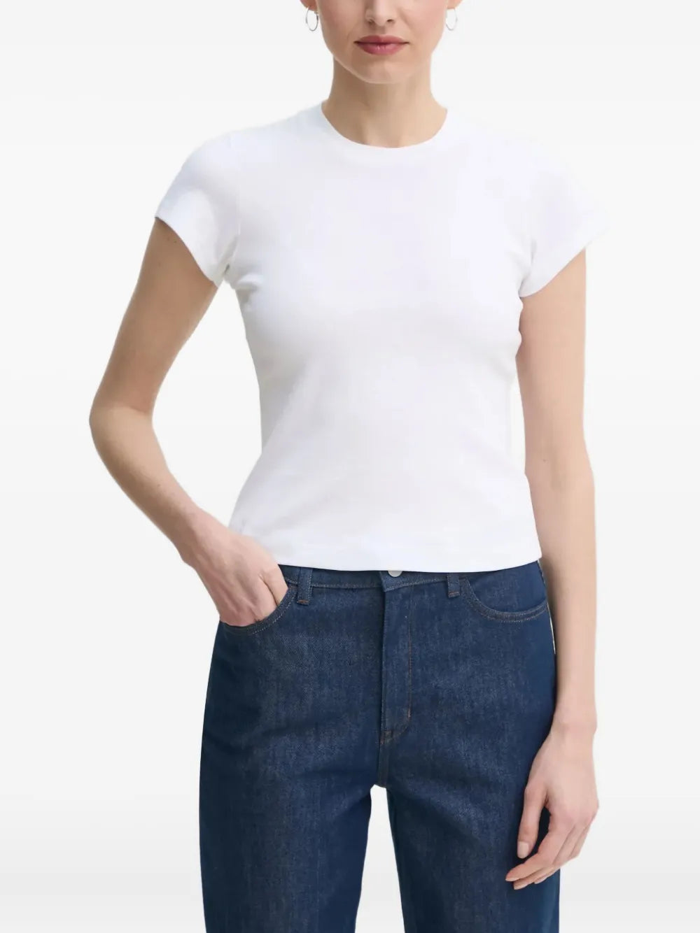 A.L.C.  ribbed crew-neck T-shirt