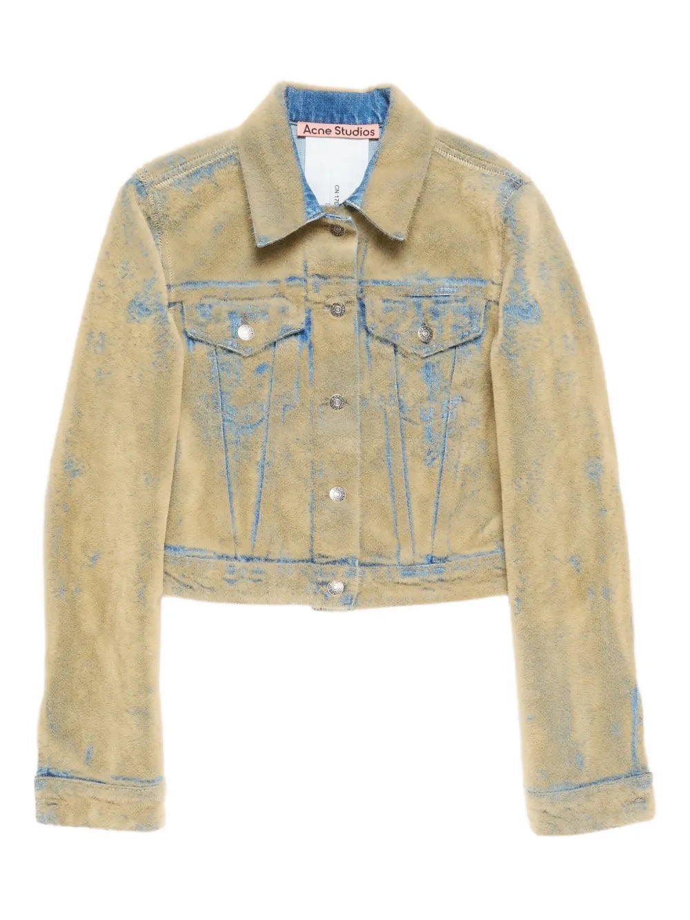 Acne Studios  textured denim jacket