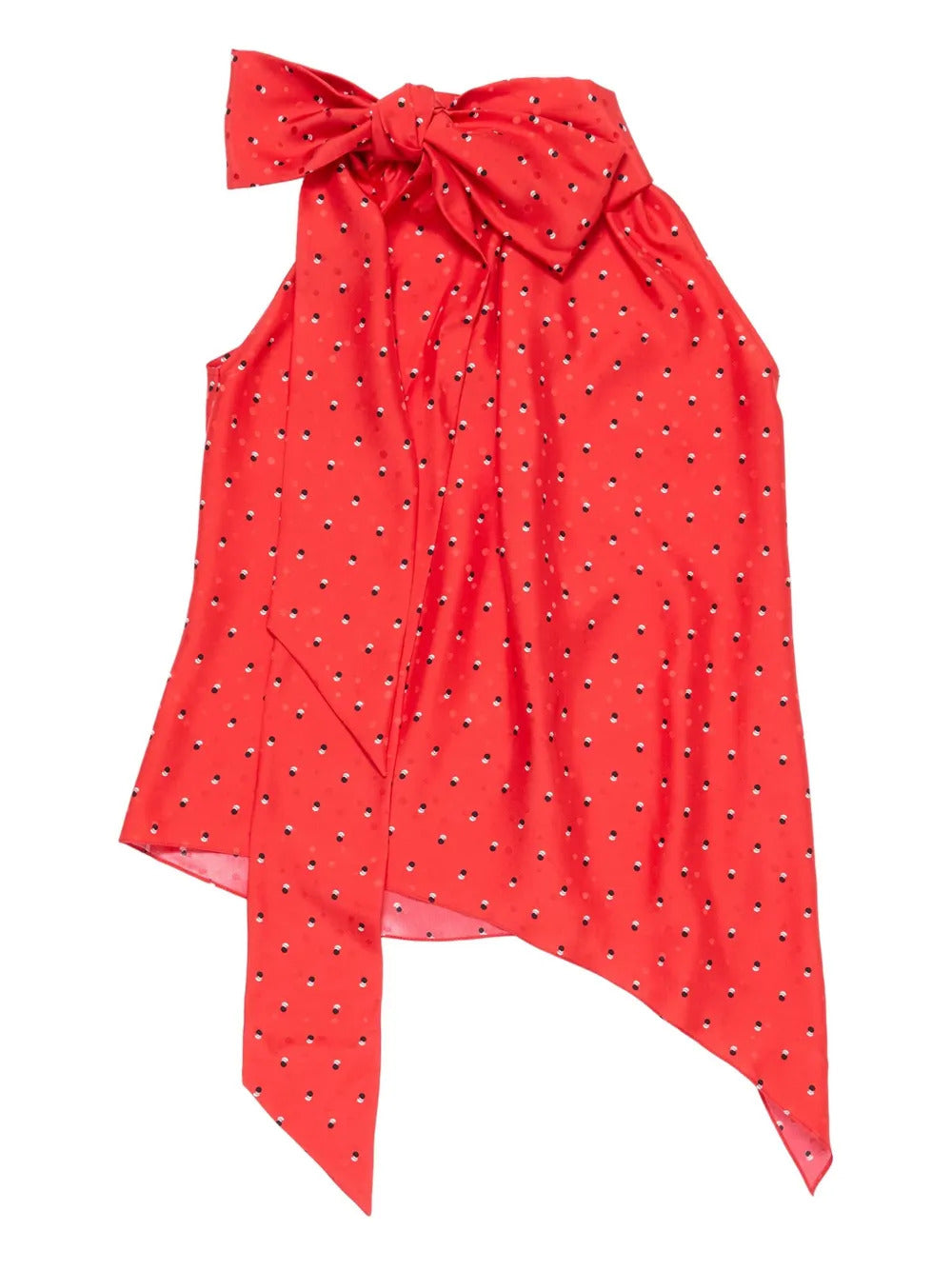 Acne Studios  bow-detail asymmetric top