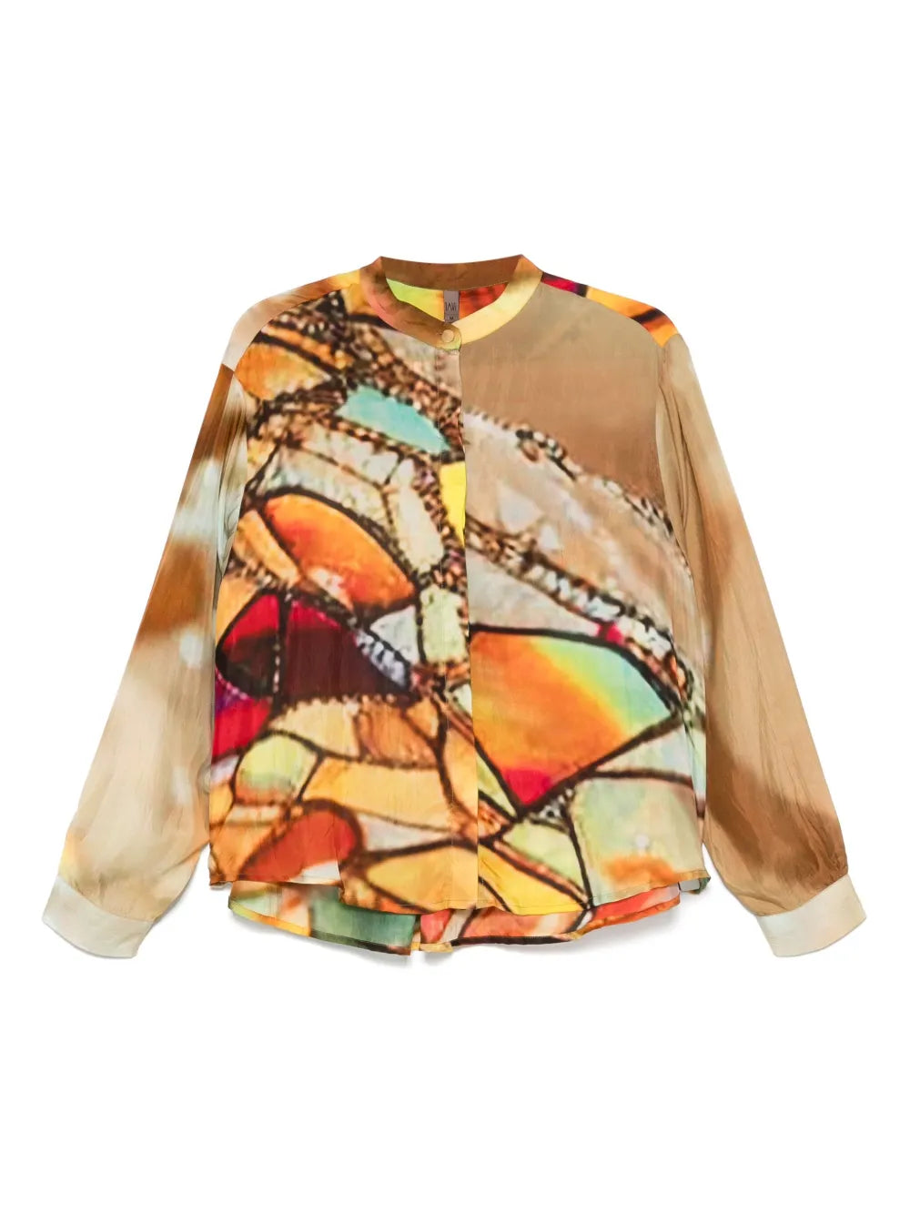 YAVI  abstract-print shirt