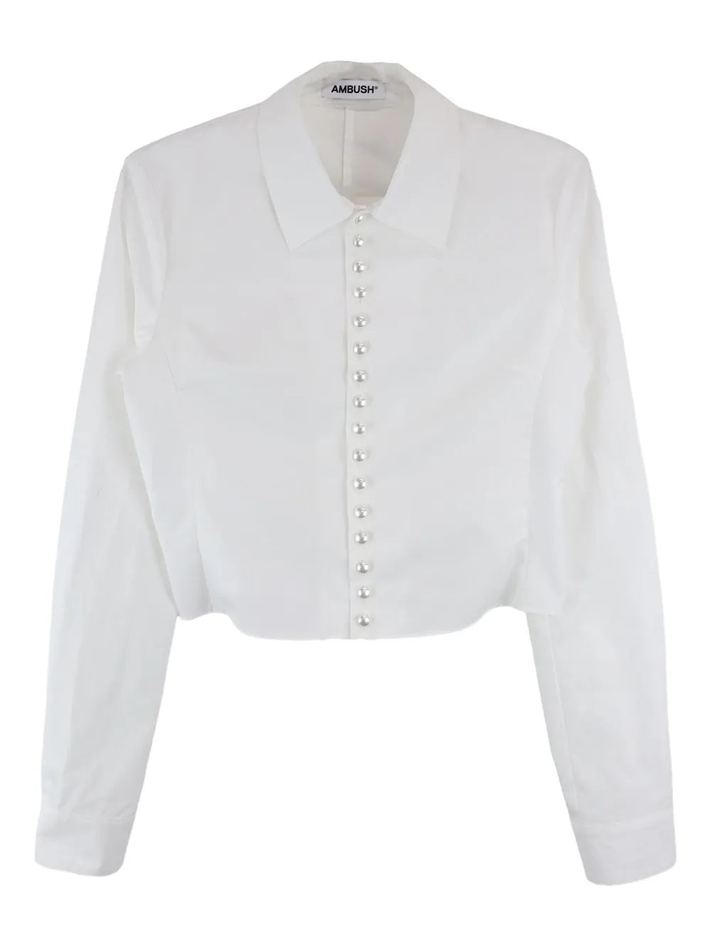 AMBUSH  pearl-button shirt