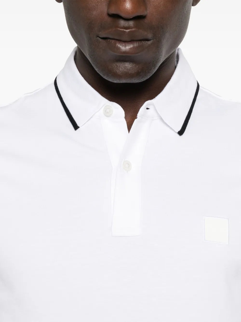 BOSS piqué polo shirt