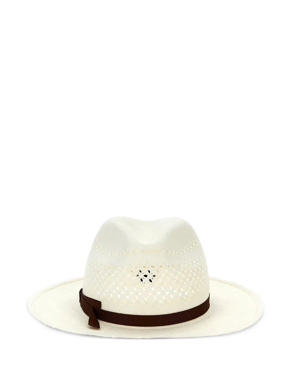 Borsalino  perforated wide-brim hat