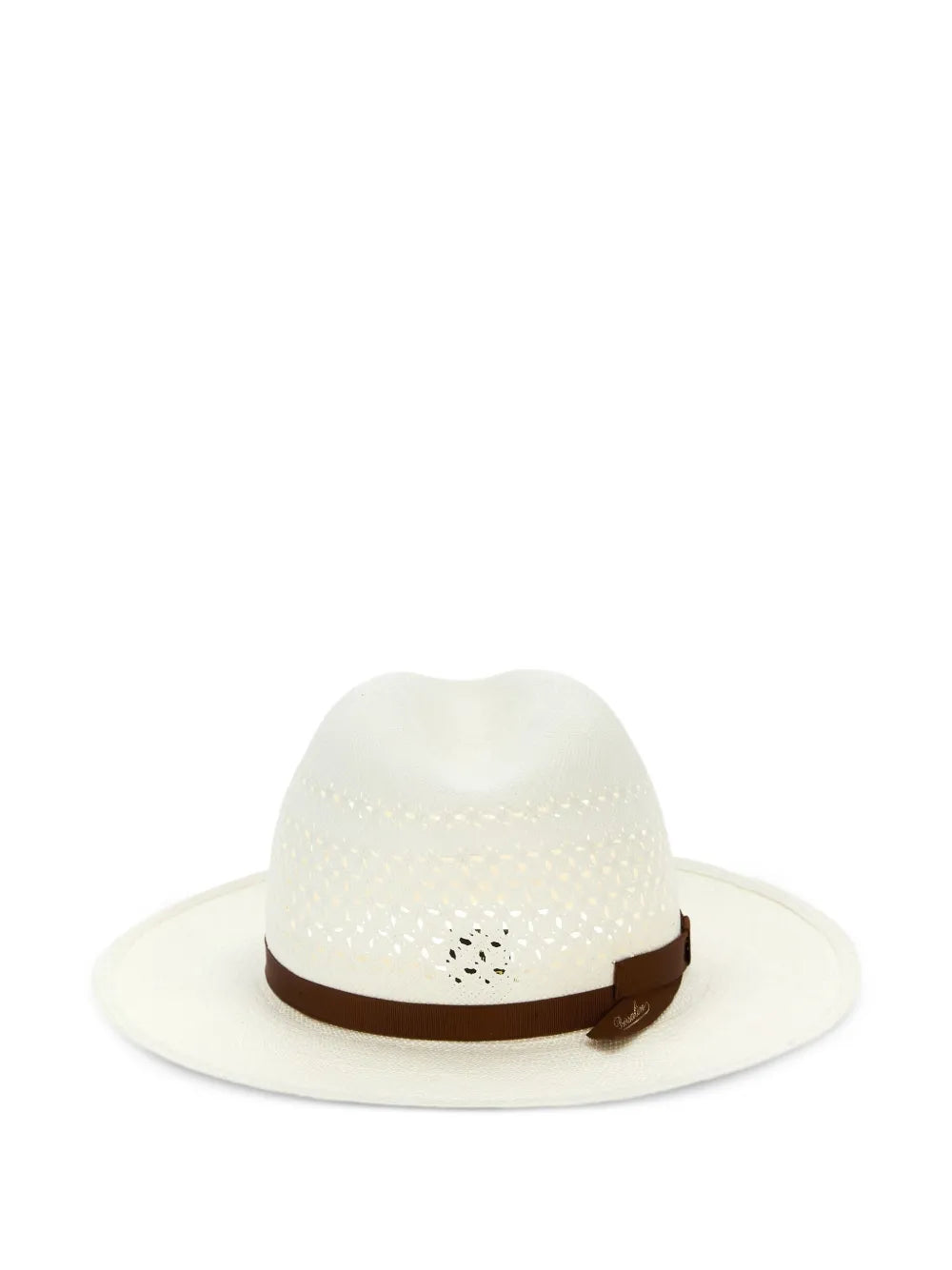 Borsalino  perforated wide-brim hat