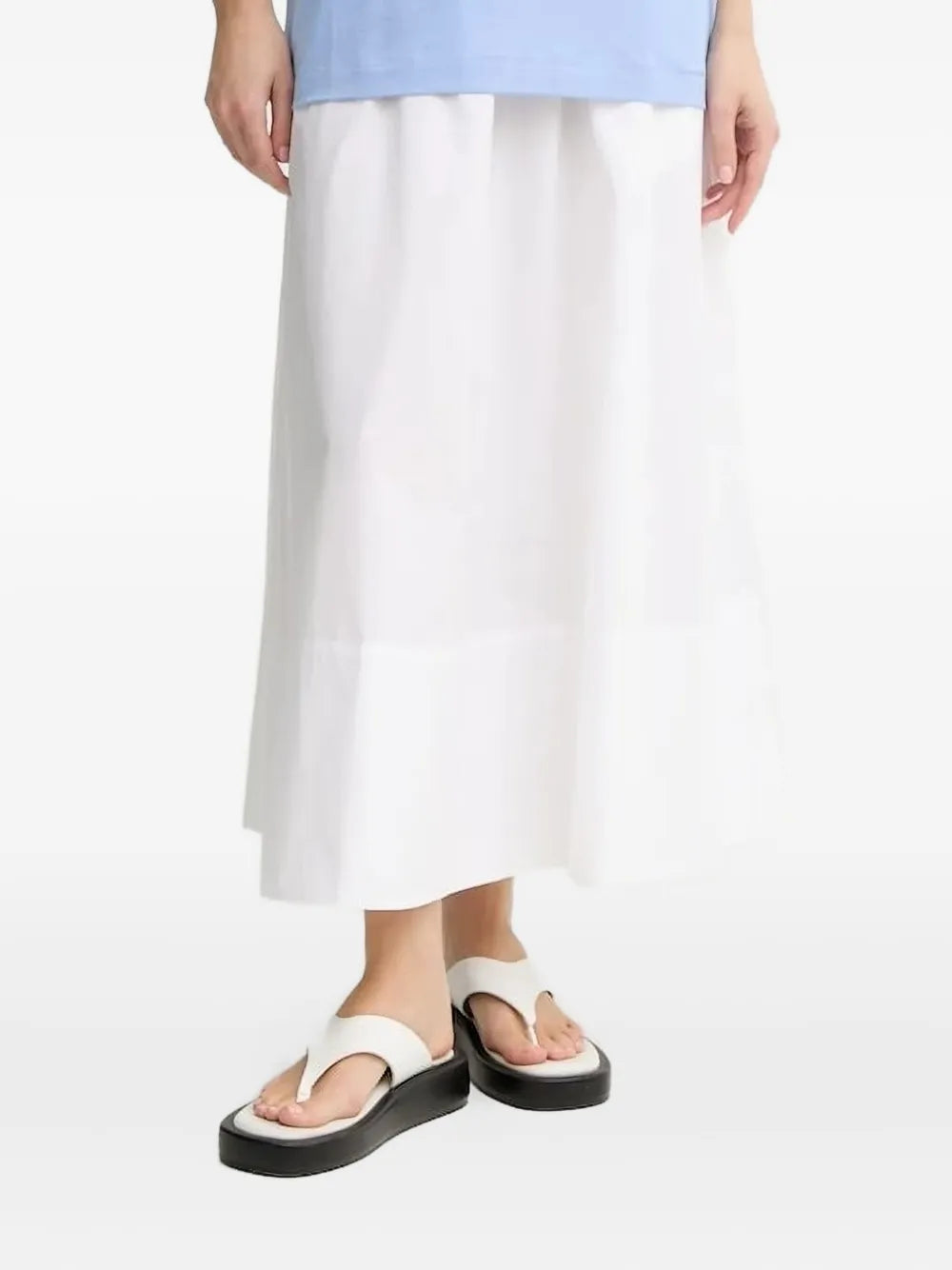 By Malene Birger  Pheobes elastic-waistband midi skirt