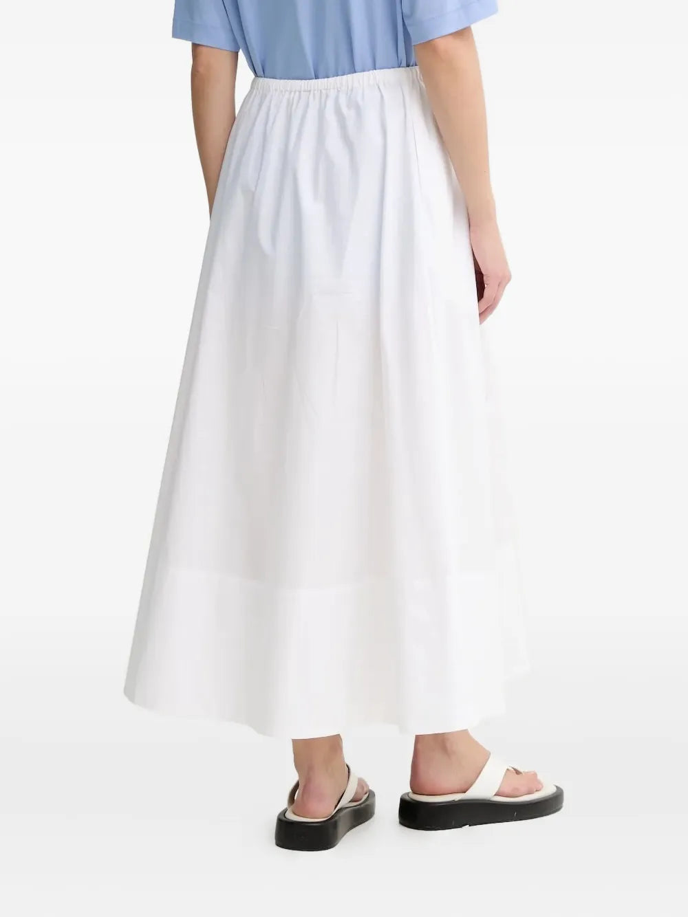 By Malene Birger  Pheobes elastic-waistband midi skirt
