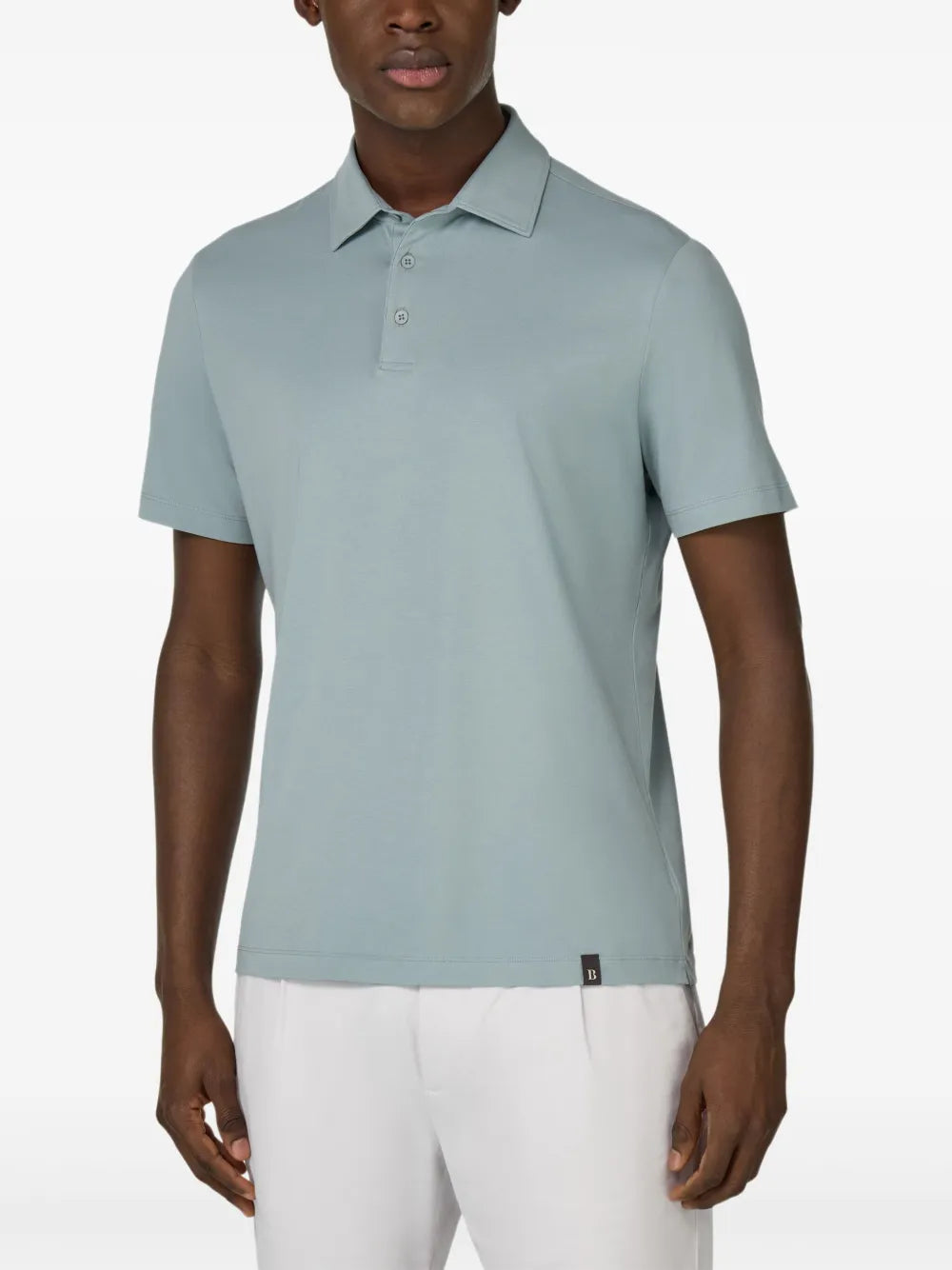 Boggi Milano  Polo Shirt In Stretch Supima Cotton